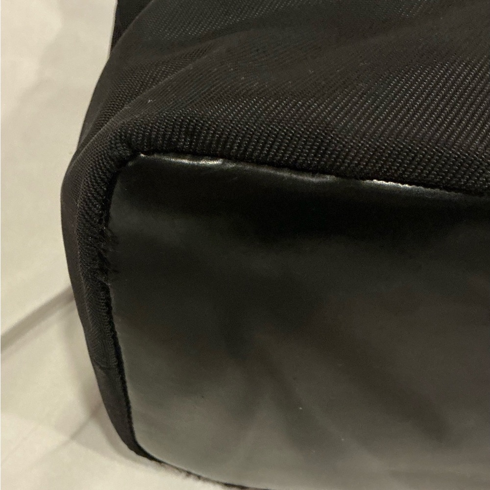 Authentic Gucci Bamboo Handle Nylon Shoulder Bag - Picture 6 of 13